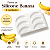 FORMA DE SILICONE BANANA COM 6 CAVIDADES - Imagem 4