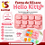 FORMA DE SILICONE HELLO KITTY DIVERTIDA PRATICA E VERSATIL - Imagem 3