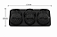 FORMA DE SILICONE PRETO MODELO AMENDOIM 03 CAVIDADES - Imagem 4