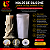 MOLDE DE SILICONE PARA VELAS AROMÁTICAS, COLUNA DECORADA - Imagem 3