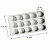 FORMA DE SILICONE SEMIESFERA 4CM 15 CAVIDADES - Imagem 5
