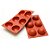 FORMA DE SILICONE SEMI ESFERA KIT COM DUAS PEÇAS - Imagem 1