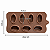 FORMA DE SILICONE GRÃO DE CAFÉ 7 CAVIDADES - Imagem 4
