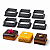 ARO DE SILICONE PERFURADO QUADRADO KIT COM 06 PEÇAS - Imagem 3