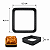 ARO DE SILICONE PERFURADO QUADRADO KIT COM 06 PEÇAS - Imagem 5