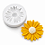 MOLDE DE SILICONE GIRASSOL PARA BISCUIT E PASTA AMERICANA - Imagem 4