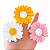 MOLDE DE SILICONE GIRASSOL PARA BISCUIT E PASTA AMERICANA - Imagem 6