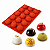 MOLDE E FORMA SILICONE SEMI ESFERA 15 CAVIDADES 4.5CM - Imagem 3