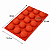MOLDE E FORMA SILICONE SEMI ESFERA 15 CAVIDADES 4.5CM - Imagem 4