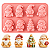 MOLDE DE SILICONE GNOMOS NATALINOS 8 CAVIDADES - Imagem 4