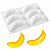 MOLDE DE SILICONE BANANA COM 6 CAVIDADES MODELO 02 - Imagem 5