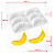 MOLDE DE SILICONE BANANA COM 6 CAVIDADES MODELO 02 - Imagem 3