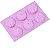 FORMA DE SILICONE GIRASSOL 3D 6 CAVIDADES - Imagem 1