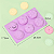 FORMA DE SILICONE GIRASSOL 3D 6 CAVIDADES - Imagem 2