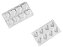 MOLDE DE SILICONE CORAÇÃO LAPIDADO 03 D - Imagem 6