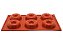 FORMA SILICONE PARA SAVARIM OU DONUTS 06 CAVIDADES - Imagem 1