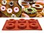FORMA SILICONE PARA SAVARIM OU DONUTS 06 CAVIDADES - Imagem 4