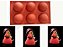 MOLDE DE SILICONE SEMI ESFERA PARA DOCES E SOBREMESAS - Imagem 3