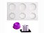 FORMA DE SILICONE PARA PATISSERIE DOCES E SOBREMESAS - Imagem 2