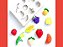 MOLDE DE SILICONE FRUTAS 3D PARA PASTA AMERICANA E BISCUIT - Imagem 2