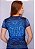 Camiseta Feminina Nossa Senhora Aparecida  Azul escuro  Baby look - Imagem 2