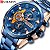 Relógio de Pulso Curren Fashion Cronográfo Mostrador Luminoso 8402 Azul - Imagem 1