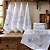 Kit Com 12 Panos de Prato - Riscado Para Pintura - Imagem 1
