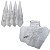 Kit Com 12 Panos de Prato - Riscado Para Pintura - Imagem 1