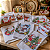 kit 12 Pano Prato Natal Pano Copa Estampa Natalina 45x68cm - Imagem 1