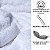 Kit: 5 Toalhas Banho Branca Costura Reforçada Silver 70x140 - Imagem 4
