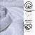 Kit: 5 Toalha de Rosto Branca Costura Dupla Silver 50x70 - Imagem 3