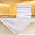 Kit 12 Panos de Prato Alvejados Artesanato Gourmet 68x50cm Cor: Branco Liso - Imagem 1