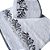 Kit com 4 Toalhas de rosto Grossas Gramatura 450 Luxo Eden - Cor Branco - Imagem 2