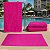 Toalha Praia Gigante Felpuda Aveludada Piscina 100% Algodão Anti-areia Cor Rosa - Imagem 1