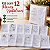 Panos de Prato Contorno Natal Kit com 12 para Artesanato - Imagem 3