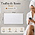 Toalha de Rosto Para Hotel 50X80cm Branca Lisa Premium 500g/m² - Imagem 2