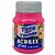 Tinta para Tecido Acrilex 37ml Rosa 537 com 12 unidades - Imagem 1