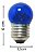 Lâmpada Bolinha Brasfort E27 7W 127v Azul Caixa com 25 Lâmpadas - Imagem 3