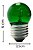 Lâmpada Bolinha Brasfort E27 7W 127v Verde Caixa com 25 Lâmpadas - Imagem 3