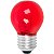 Lâmpada Bolinha Brasfort E27 15W 127v Vermelho Caixa com 25 Lâmpadas - Imagem 1