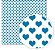 Papel Celofane Coração Emapel 80x100cm 60 Azul - Imagem 1