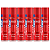 Tinta Spray Chemicolor Metálica Vermelha 400ml 103 6 Unidades - Imagem 1