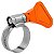 Abracadeira S/ Fim Aco Inox Tocha C/ Borboleta 9mm 8x12 C/ 50 Unidades - Imagem 1