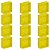 Caixa de Luz Tigre 4X4 Quadrada Amarela Com 12 Unidades - Imagem 1