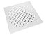 Grelha de PVC Tigre Ecológica Quadrada Branca 150mm - Imagem 1