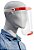 Máscara Protetora Facial Face Shield Reutilizável  Roma Transparente - Imagem 3