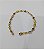 Pulseira Feminina Folheado Ouro 18k Pedras Coloridas - Imagem 1
