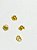 Brinco Folheado Ouro 18k SS12 Tarraxas Baby ATACADO 12 PARES de 3 mm - Imagem 5
