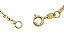 Pulseira Escama Folheada A Ouro 18k Cirillo Semijoias 11020 - Imagem 2