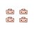 Brinco 4 Pares Infantil pedrinhas 3mm Cirillo Banhado Ouro Antialérgico - Imagem 5